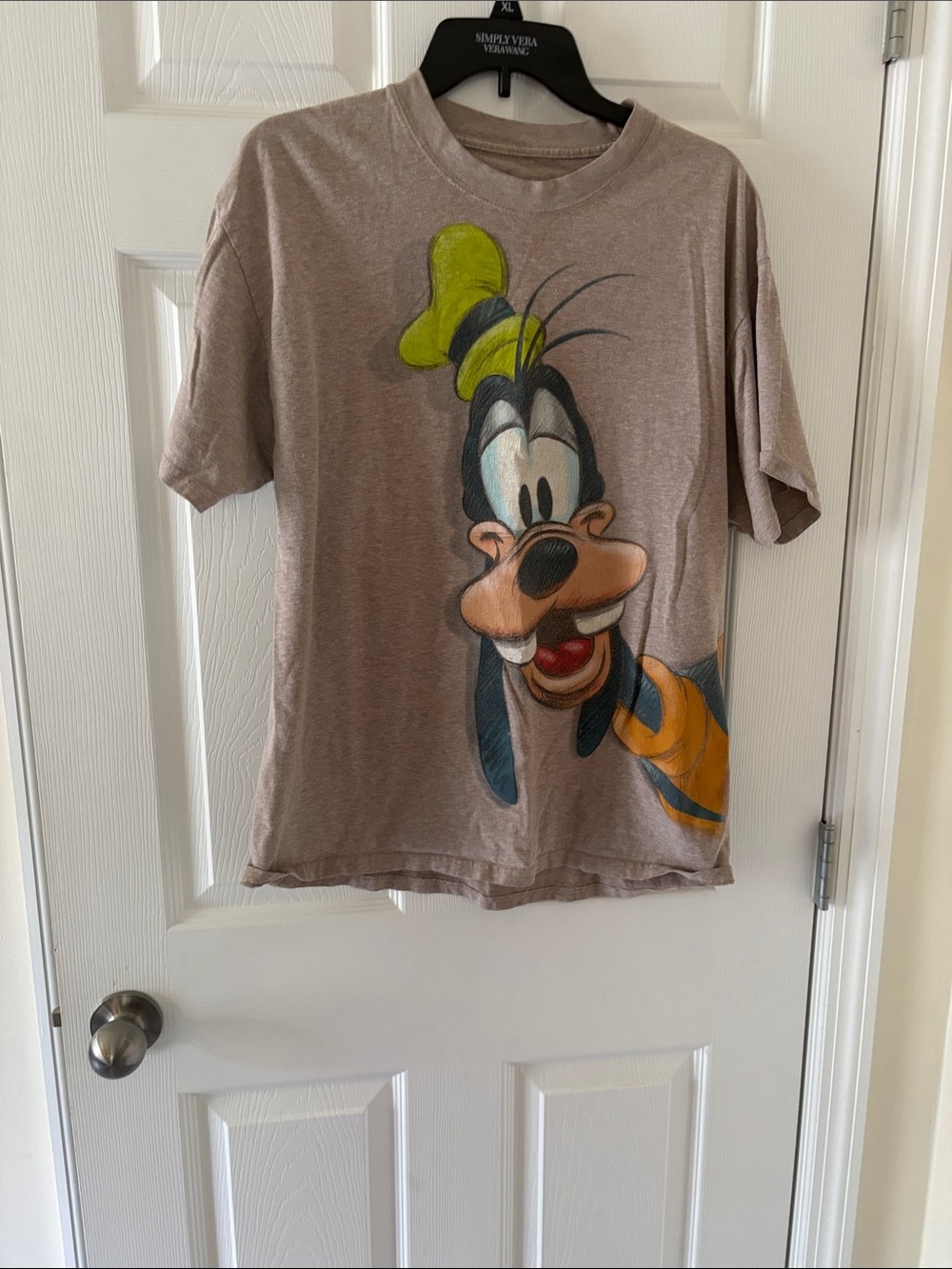 Goofy Graphic Tee - Brown with Yellow Accent